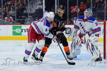 NHL: New York Rangers at Philadelphia Flyers