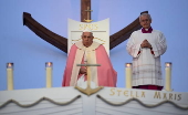 Pope Francis visits Corsica