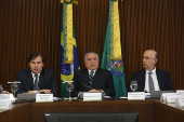 Michel Temer na reunio da Comisso da Reforma da Previdncia