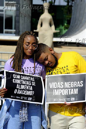 Folhapress Fotos Integrantes De Movimentos Negros Fazem Um Ato