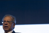 Ministro Paulo Guedes durante a Summit Abrainc 2022 (SP)