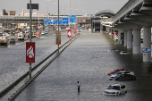FILE PHOTO: Aftermath following floods caused by heavy rains in Dubai