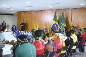Lula recebe lideranas indgenas