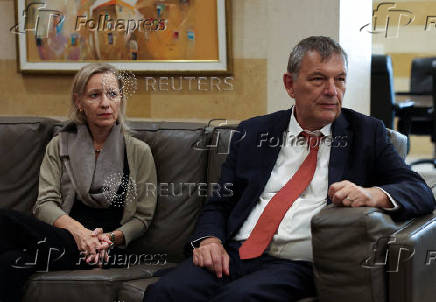 UNRWA's Lazzarini and Klaus meet with Lebanon's caretaker Prime Minister Najib Mikati in Beirut