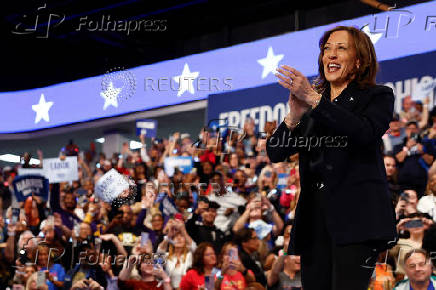 Democratic presidential nominee VP Kamala Harris travels to Michigan