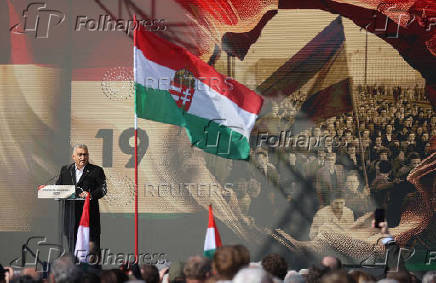 Celebrations of the 68th anniversary of the Hungarian Uprising of 1956, in Budapest