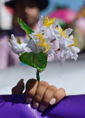 Protest to mark the International Day for Elimination of Violence Against Women, in San Salvador