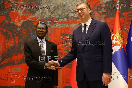 President of Equatorial Guinea Teodoro Obiang Nguema Mbasogo visits Serbia