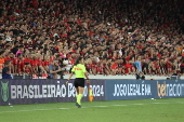 Partida entre o athletico contra o fluminense pelo campeonato brasileiro da srie a