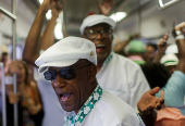 Celebrations around the National Day of Samba in Rio de Janeiro