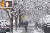 Intensas nevadas en Nueva York