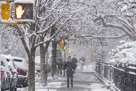 Intensas nevadas en Nueva York