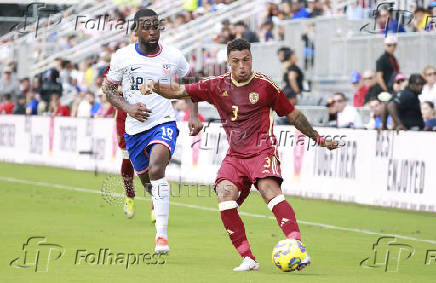 Soccer: International Friendly-Venezuela at USA