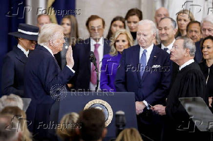 Inauguration ceremony for Trump's second presidential term