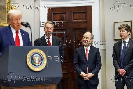 US President Donald Trump delivers remarks on AI Infrastructure in Washington, DC