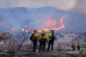 Hughes Fire, at Castaic Lake