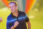 Rubens Barrichello no torneio de golfe beneficente de Galvo Bueno