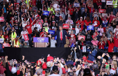 Republican presidential nominee and former U.S. President Donald Trump campaigns in Henderson