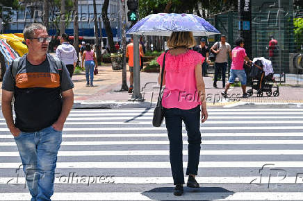 Altas temperaturas no centro de So Paulo