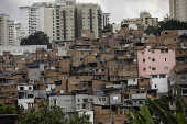 Casas da comunidade de Paraispolis, na zona sul de So Paulo 