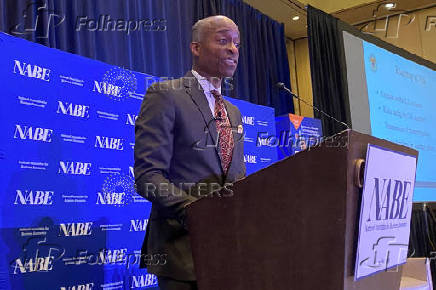 FILE PHOTO: Federal Reserve Vice Chair Jefferson speaks in Dallas, Texas