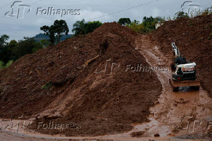 Chuvas atingem cidade de Bento Gonalves (RS)