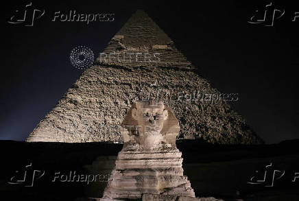 Giza Pyramids and the Sphinx for World Tourism Day on the outskirts of Cairo