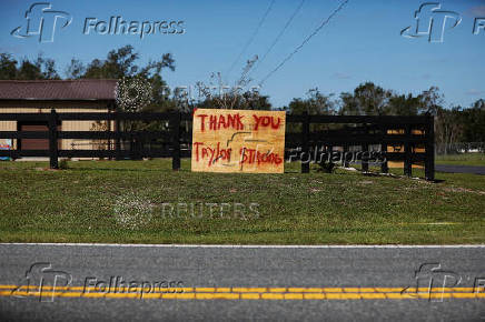 Recovery efforts are underway after Hurricane Helene passed through the Florida panhandle, in Perry