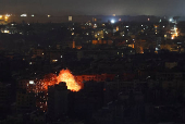 Smoke billows over Beirut's southern suburbs, after an Israeli strike