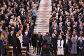 Ceremony to mark Notre-Dame de Paris Cathedral re-opening, in Paris