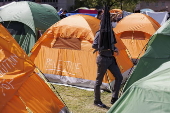 Columbia University student encampment continues