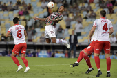 Partida entre Fluminense X Cerro Porteo vlida pela Taa Libertadores 2024.