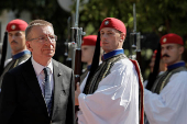 President of the Republic of Latvia Edgars Rinkevics visits Athens