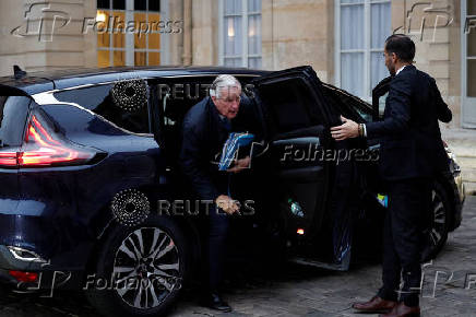 Meeting of the newly-named French government at Matignon in Paris