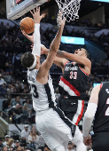 NBA: Portland Trail Blazers at San Antonio Spurs