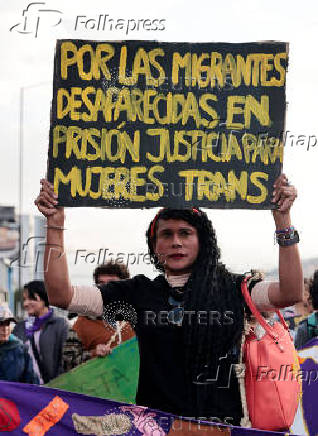 Protest to mark the International Day for the Elimination of Violence Against Women, in Quito