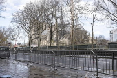 Security arrangements in the surrounding area for the reopening of Notre Dame de Paris