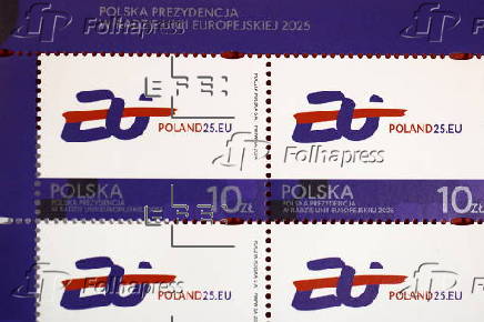 Postage stamp of the Polish EU Council Presidency