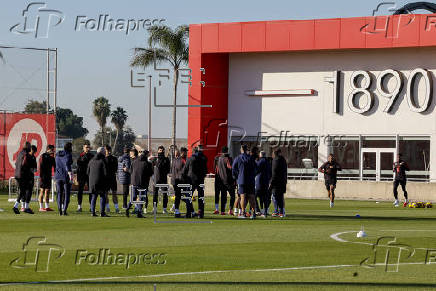 Entrenamiento del Sevilla