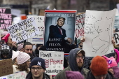 The People's March in downtown Washington, DC