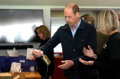 Britain's Prince William visits Surrey and West London