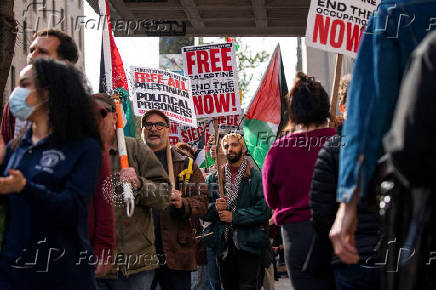 Protests continue during the ongoing conflict between Israel and the Palestinian Islamist group Hamas in New York