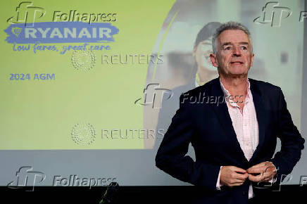 Ryanair's annual general meeting in Dublin