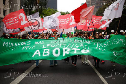 Ato de Aborto legal na Avenida Paulista