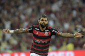 Partida entre Flamengo x Corinthians vlido pela semifinal da Copa do Brasil 2024.