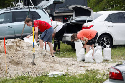 Preparations for Tropical Storm Milton, in Seminole, Florida