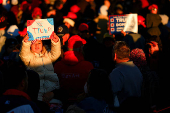 Republican presidential nominee and former U.S. President Donald Trump campaigns in Albuquerque