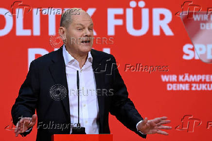 German SPD party's 'election victory' conference, in Berlin