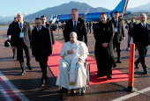 Pope Francis visits Corsica