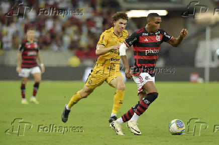 Partida entre Flamengo e Amazonas vlida pela Copa do Brasil 2024.